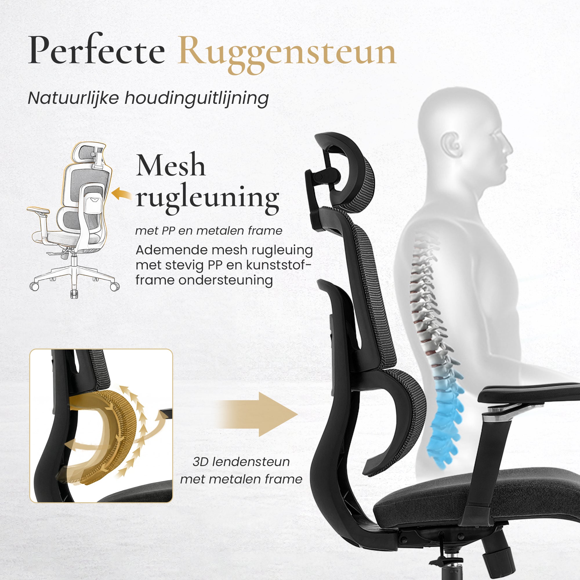 LorneCore™ Ergonomische Bureaustoel
