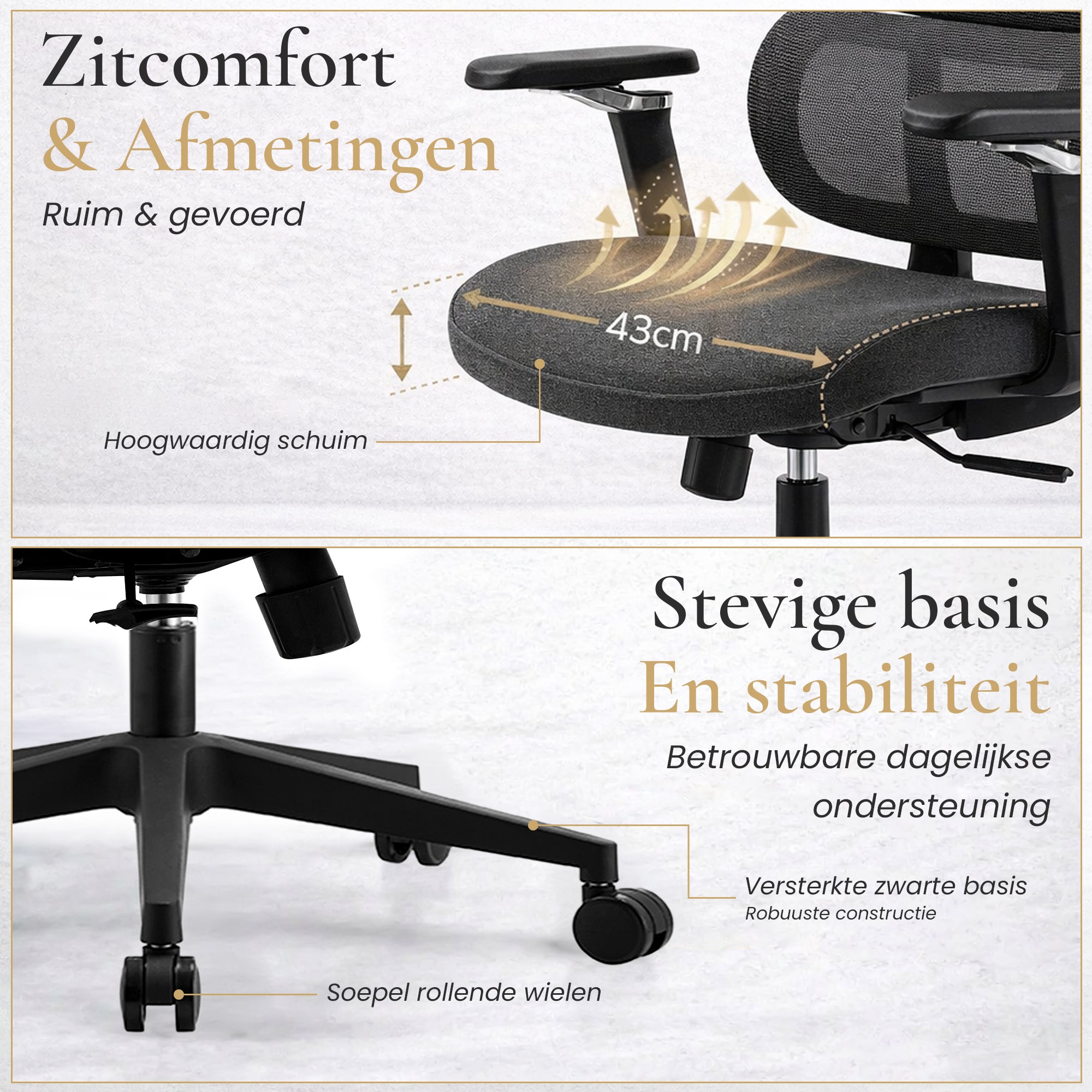 LorneCore™ Ergonomische Bureaustoel