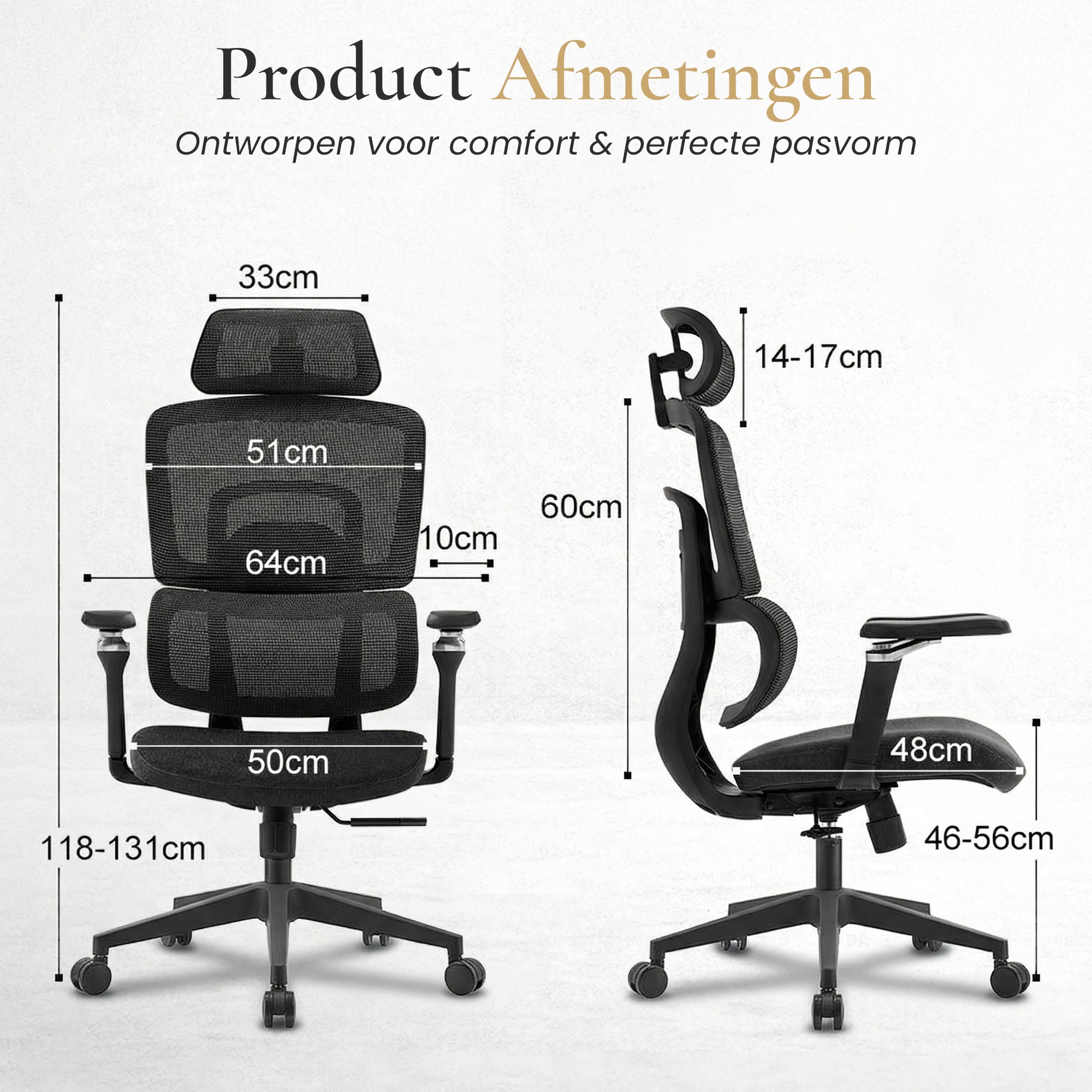 LorneCore™ Ergonomische Bureaustoel